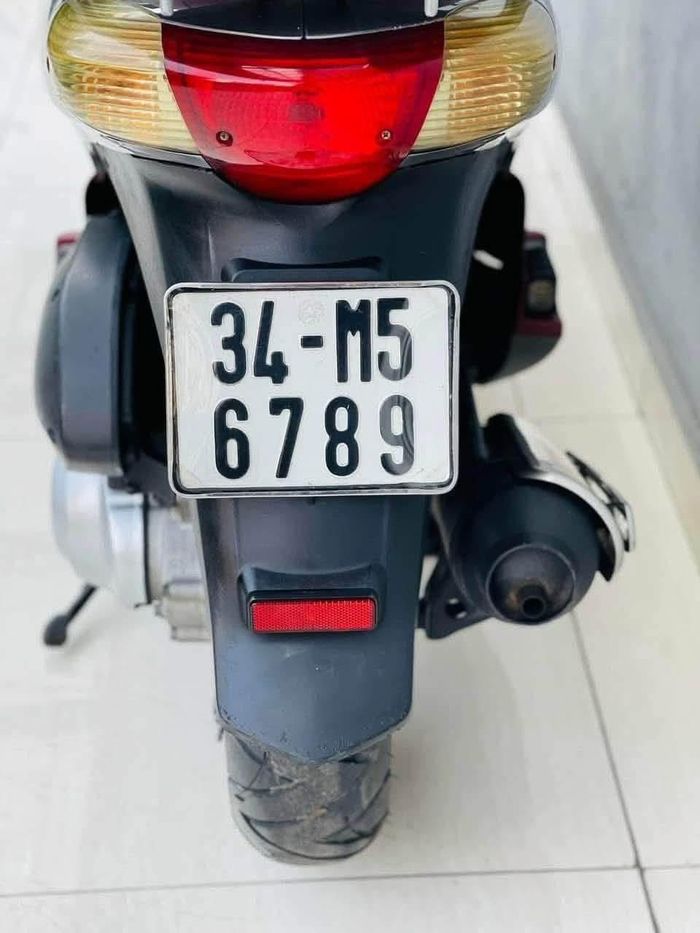 Biển số 34-5M-6789 đặc biệt. 