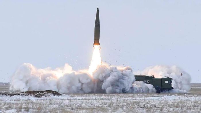 Nga lần đầu dùng tên lửa Iskander-1000 tấn công Ukraine. Nguồn: Bộ Quốc phòng Nga thông qua CSIS/twz.com