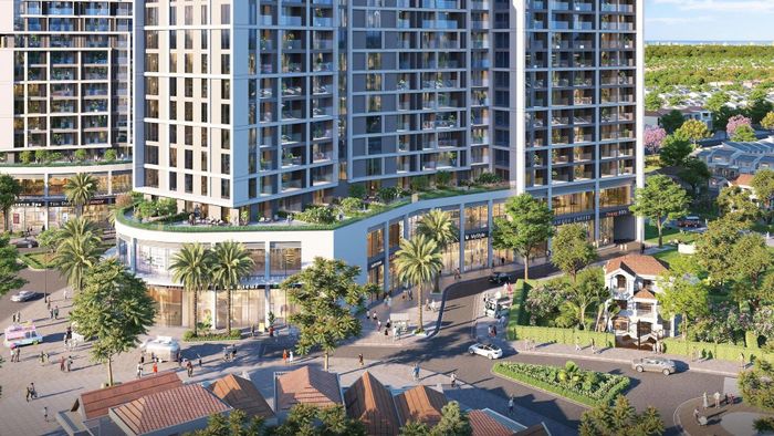  Toạ lạc tại những “giao lộ vàng”, shophouse khối đế mở ra cơ hội kinh doanh sinh lời hiệu quả. Ảnh minh hoạ: Sun Property. 