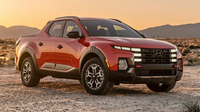 Hyundai Santa Cruz. Ảnh: Carscoops