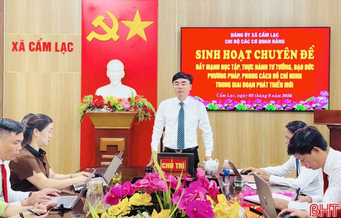 Tại xã Cẩm Lạc, Chỉ thị số 07-CT/TW đã được quán triệt đến từng chi bộ, đảng viên thông qua các buổi sinh hoạt chuyên đề.