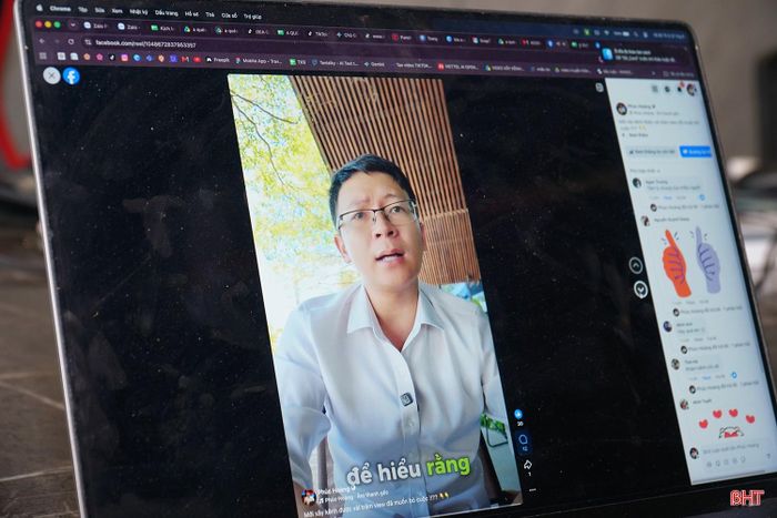 Sau khi đăng tải video, những vấn đề người xem quan tâm được trao đổi, giải đáp trên các nền tảng mạng xã hội.