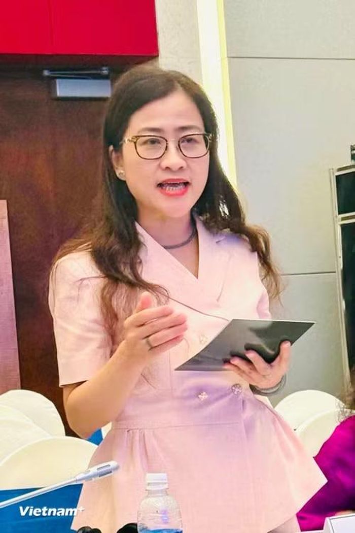 Bà Trần Thị Trang - Vụ trưởng Vụ Bảo hiểm Y tế. (Ảnh: T.G/Vietnam+)