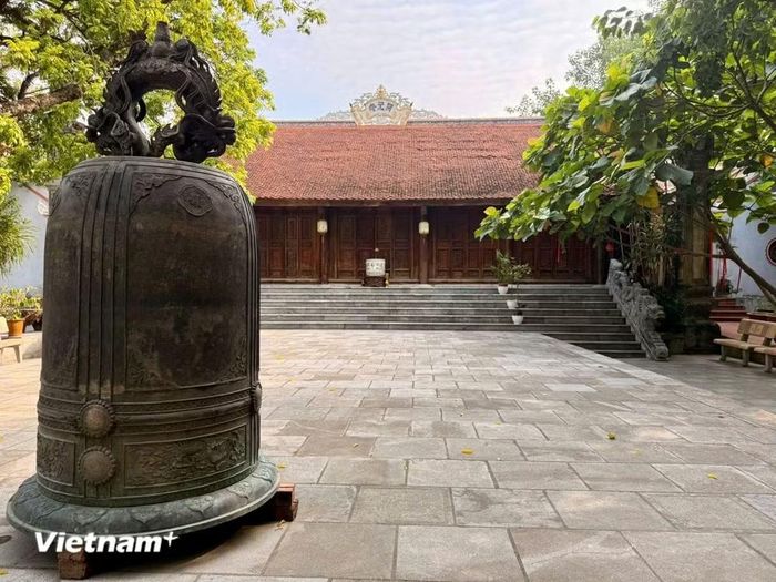 Không gian trầm mặc, thanh tịnh của Chùa Khai Nguyên. (Ảnh: Thái Hà/Vietnam+)