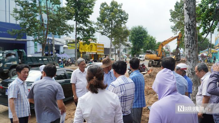 Đoàn công tác của tỉnh Lâm Đồng kiểm tra dự án vào chiều 28/8.