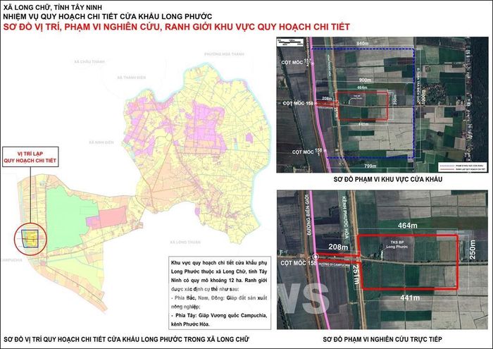 Quy hoạch Cửa khẩu phụ Long Phước