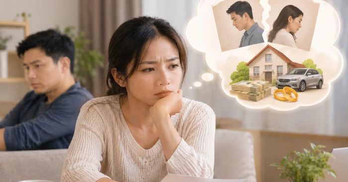 Khi biến cố ly hôn xảy ra, bài toán tài chính lập tức chuyển từ phép cộng sang phép chia