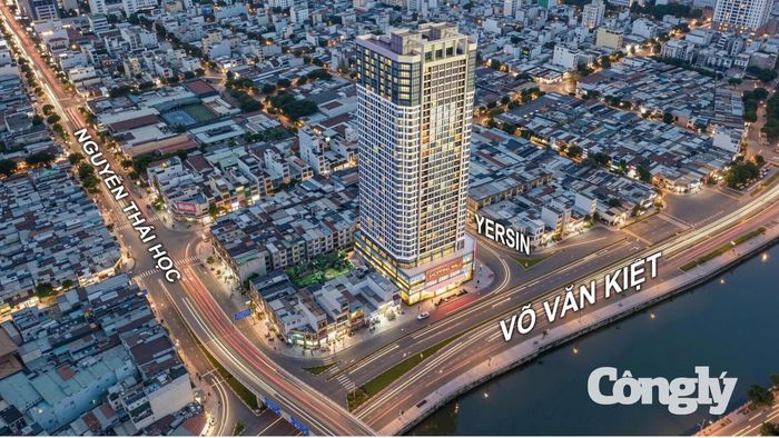 Phối cảnh chung cư xây dựng trên khu chợ Gà - Gạo. Ảnh: Nhà đầu tư.