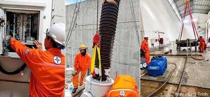 Thực hiện kiểm tra các thiết bị cơ điện trong chương trình sửa chữa lớn tổ máy H2.