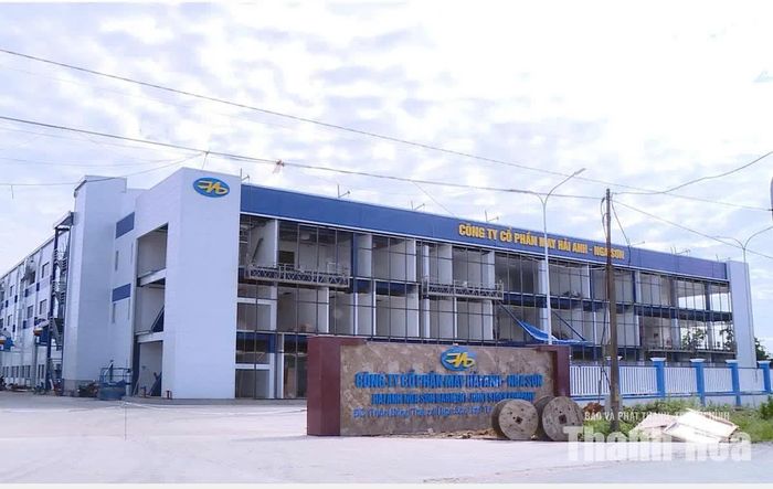 Nhà máy may Hải Anh, thuộc Cụm công nghiệp Tư Sy, xã Nga Sơn, tỉnh Thanh Hóa.