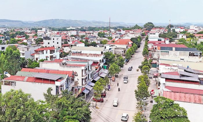 Một góc đô thị Bố Hạ.