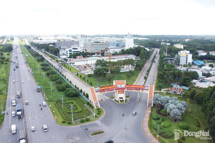 Khu công nghiệp Biên Hòa 2 chuyển đổi sang khu công nghiệp sinh thái. Ảnh: Hoàng Lộc