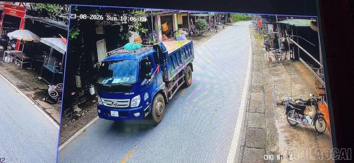 Hình ảnh vi phạm được camera ghi lại.