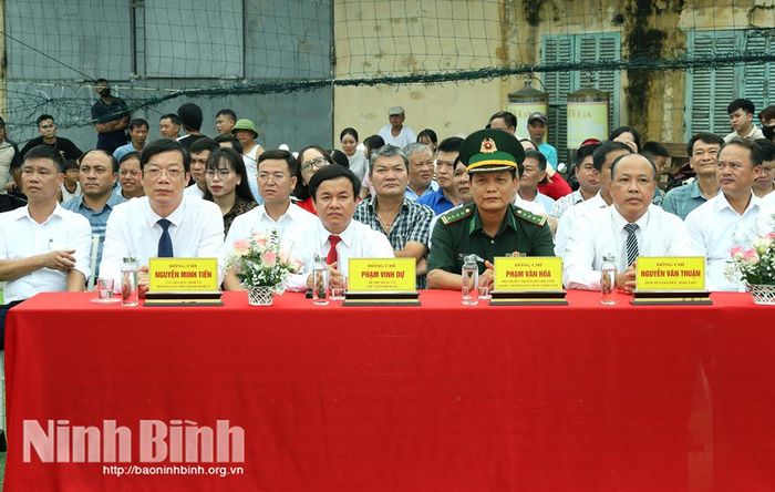 Các đại biểu tham dự Đại hội Thể dục thể thao xã Hải Tiến lần thứ I, năm 2026.