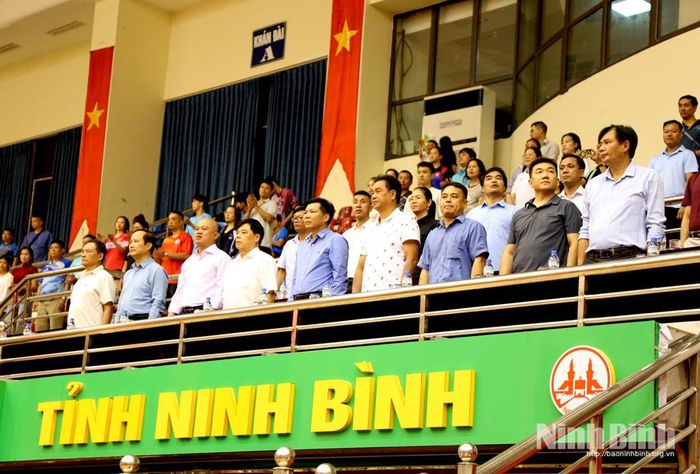 Các đại biểu dự Khai mạc Giải Bóng bàn các cây vợt xuất sắc trẻ, thiếu niên, nhi đồng quốc gia năm 2026.