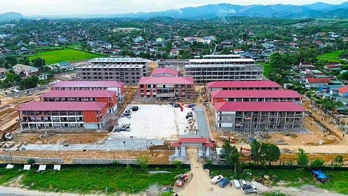 Trường Phổ thông nội trú liên cấp Tiểu học và THCS xã Anh Sơn, Nghệ An - Ảnh: Bá Thăng
