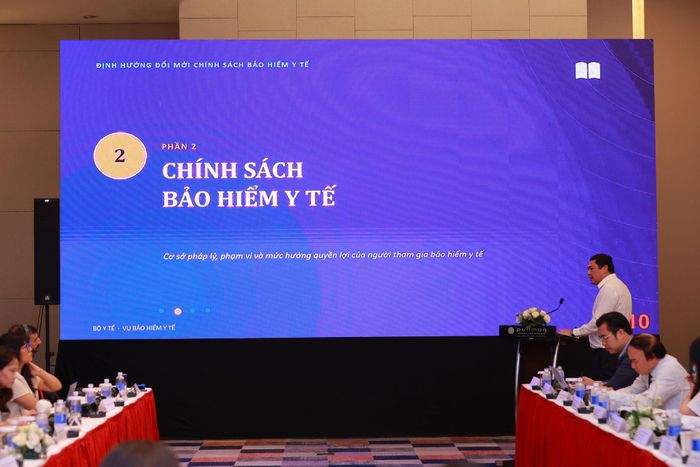 Tham luận của Vụ Bảo hiểm y tế, Bộ Y tế tại hội thảo