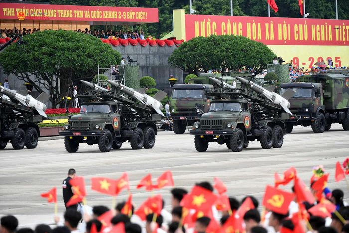 Lễ kỷ niệm, diễu binh, diễu hành 80 năm Cách mạng Tháng Tám thành công và Quốc khánh 2/9. Ảnh: Lâm Hiển