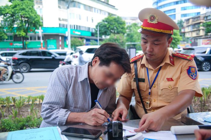 Người vi phạm này thừa nhận trước đó đã uống một vài cốc bia