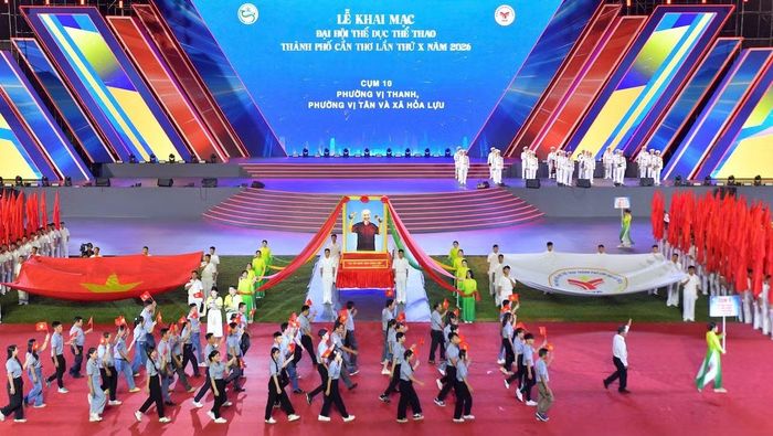 Đại hội quy tụ các vận động viên đến từ Bộ Chỉ huy Quân sự, Công an TP Cần Thơ, ngành Giáo dục cùng 28 cụm xã, phường.