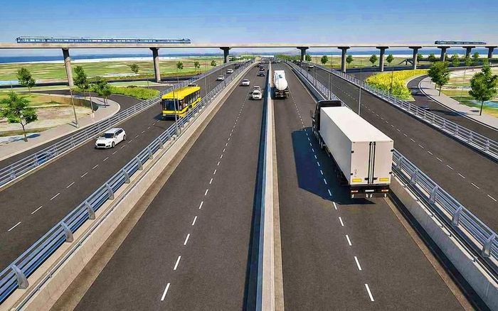 Phối cảnh dự án mở rộng Quốc lộ 1. Ảnh: Ban Giao thông Thành phố cung cấp.