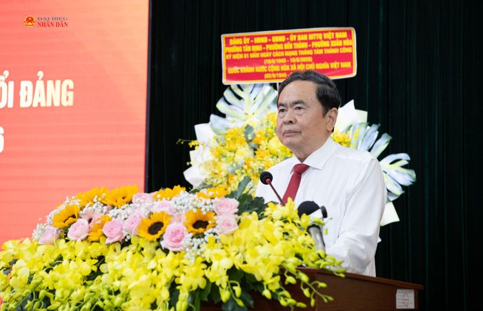 Chủ tịch Quốc hội Trần Thanh Mẫn phát biểu