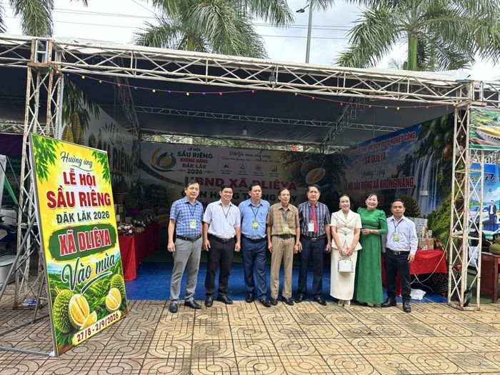 Xã Dliêya, địa phương có nhiều mặt hàng nông sản tiêu biểu, có gian hàng tham gia chuỗi hoạt động hưởng ứng Lễ hội sầu riêng Đắk Lắk năm 2026, tại xã Krông Năng.