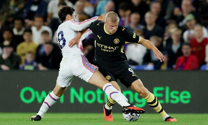 Man City thắng đậm Crystal Palace. (Ảnh: Reuters)