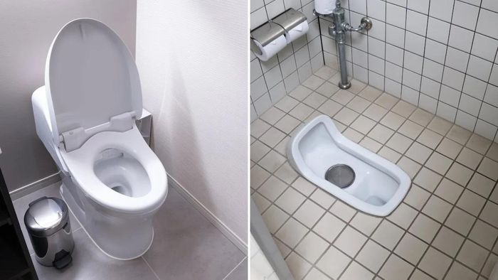 Trung Quốc đang chuyển đổi dần nhà vệ sinh ngồi xổm sang ngồi bệt nhưng nhiều người dân vẫn giữ thói quen cũ. (Ảnh: Reddit)