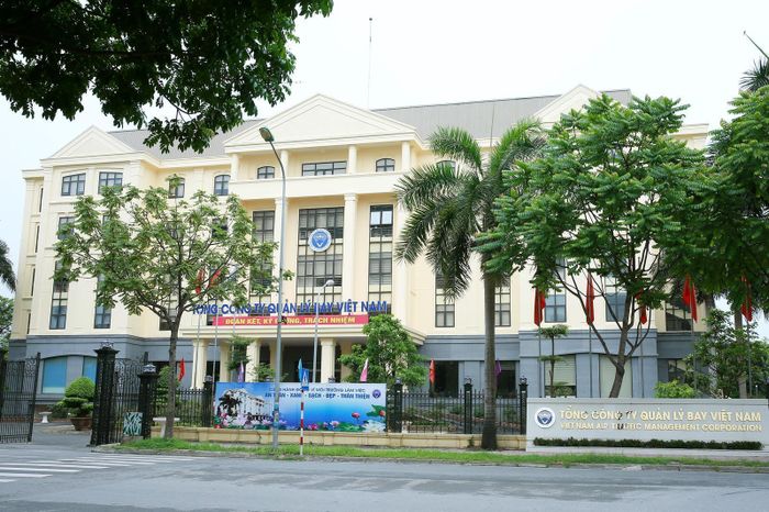Trụ sở Tổng Công ty Quản lý bay Việt Nam. Ảnh: VATM.vn