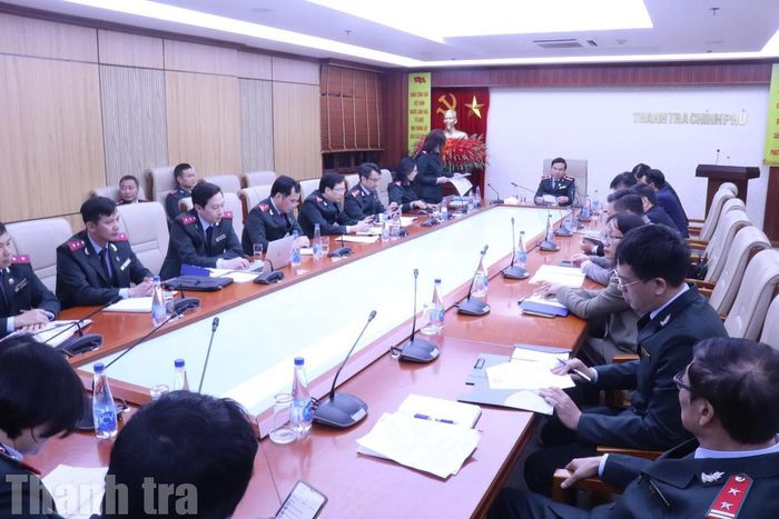 Ngày 25/12/2025, Thanh tra Chính phủ đã tổ chức buổi công bố quyết định thanh tra việc chấp hành quy định của pháp luật trong quản lý, sử dụng vốn và tài sản tại Tổng Công ty Quản lý bay Việt Nam. Ảnh: BTT