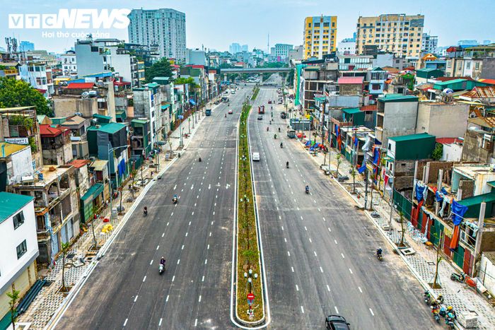 Dự án đi qua địa bàn các phường Ô Chợ Dừa, Giảng Võ và Láng. Sau thời gian thi công, diện mạo tuyến đường đang dần hoàn chỉnh.