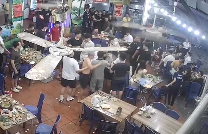 Hiện trường vụ việc. Ảnh: Công an thành phố Hà Nội