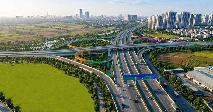 Phối cảnh Dự án thành phần 2 - Đầu tư xây dựng đường Vành đai 3,5 đoạn Phúc La - Văn Phú đến cao tốc Pháp Vân - Cầu Giẽ có tổng mức đầu tư 5.610 tỷ đồng