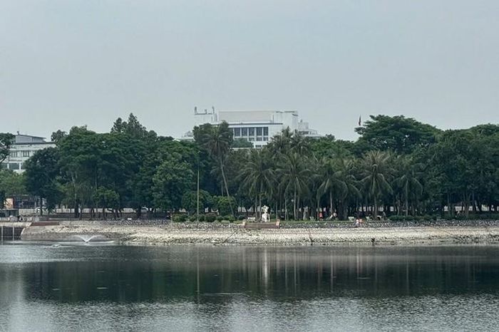 Khu vực Đảo Dừa đã được dọn dẹp, vệ sinh để chuẩn bị sự kiện bắn pháo hoa mừng Quốc khánh. Ảnh: H.C.