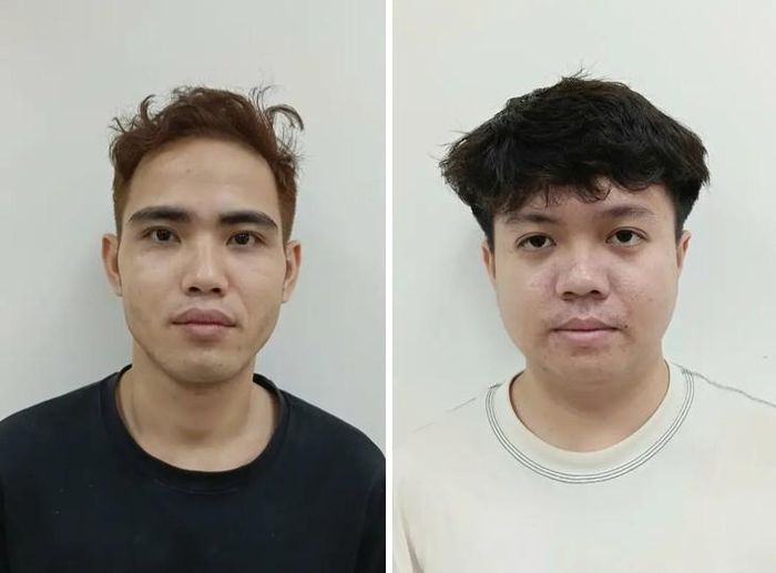 Đối tượng Trần Quốc Bảo và Lê Trung Kiên. Ảnh: Cơ quan Công an.