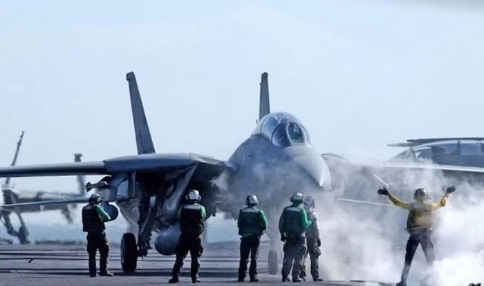F-14 thực hiện chuyến bay đầu tiên năm 1970 và được đưa vào biên chế năm 1974. Máy bay sử dụng 2 động cơ TF30, có cánh cụp cánh xòe và tốc độ tối đa khoảng Mach 2,34.