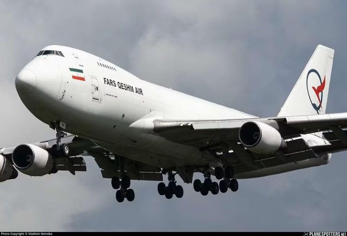 Như vậy bắt đầu từ ngày 26/8, chiếc Boeing 747 phiên bản vận tải của Iran đã bay từ Tehran đến Minsk, sau đó thực hiện thêm một số chuyến bay qua lãnh thổ Liên bang Nga và quay trở lại Iran vào ngày 28/8.