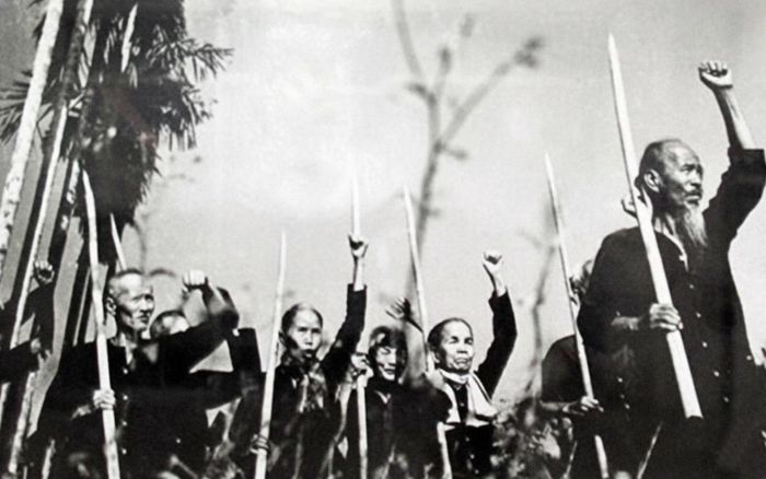Hào khí yêu nước, ý chí quật cường của nhân dân Nam bộ trong cuộc khởi nghĩa Nam Kỳ. Ảnh: Tư liệu.