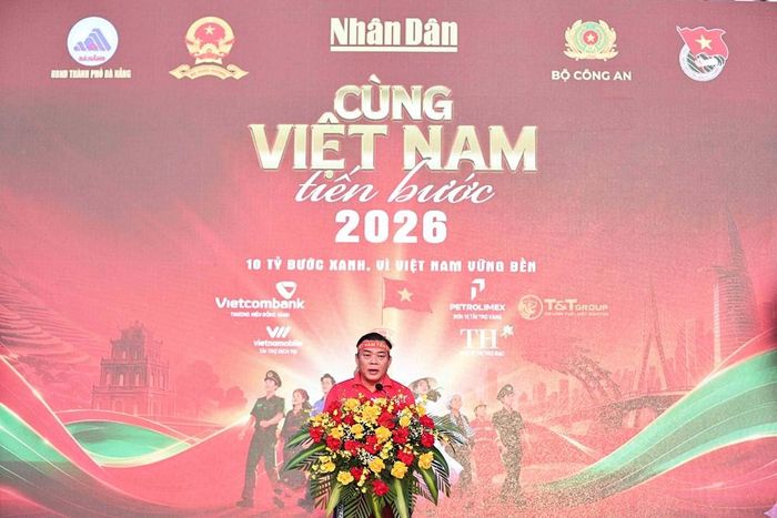 Ông Tào Viết Hải, Phó Giám đốc Sở VHTTDL TP. Đà Nẵng phát biểu tại chương trình