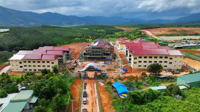 Tính đến 25.8, công trình đạt khoảng 85% khối lượng