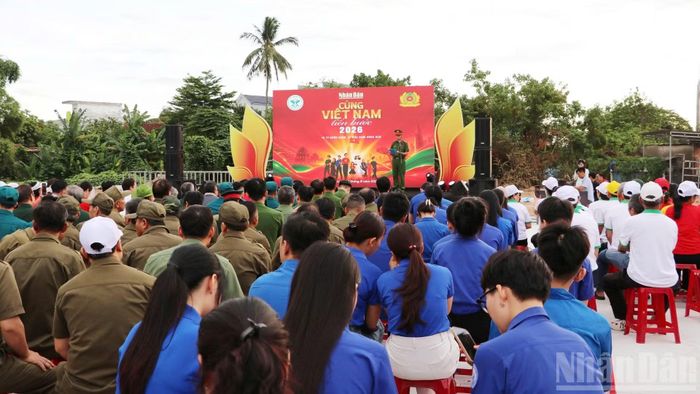 Hình ảnh tại điểm cầu phường Tam Kỳ. (Ảnh: ANH QUÂN)