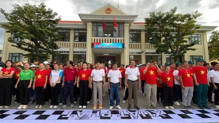 Phường An Cựu lan tỏa hành trình Cùng Việt Nam tiến bước 2026. (Ảnh: An Cựu)