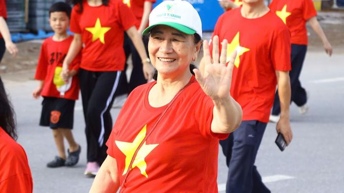 Niềm vui tham dự của người cao tuổi. (Ảnh: TUẤN SƠN)