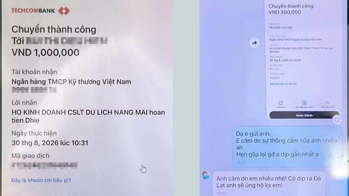 Cơ sở lưu trú du lịch hoàn lại tiền cọc cho du khách không thể đến Đà Lạt theo kế hoạch trong dịp lễ 2/9, do chuyến bay Cần Thơ-Đà Lạt bị hủy vì lý do khách quan. (Ảnh: CTV)