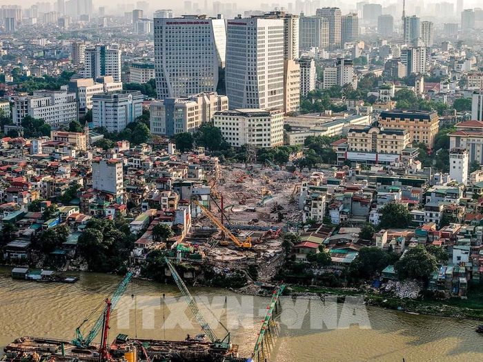 Hà Nội phê duyệt Quy hoạch tổng thể Thủ đô 100 năm. Ảnh minh họa: TTXVN