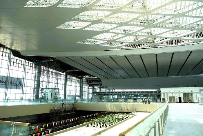 Ban Quản lý dự án sân bay Long Thành yêu cầu các nhà thầu lập kế hoạch thi công xuyên kỳ nghỉ lễ Quốc khánh 2-9. Ảnh: ACV