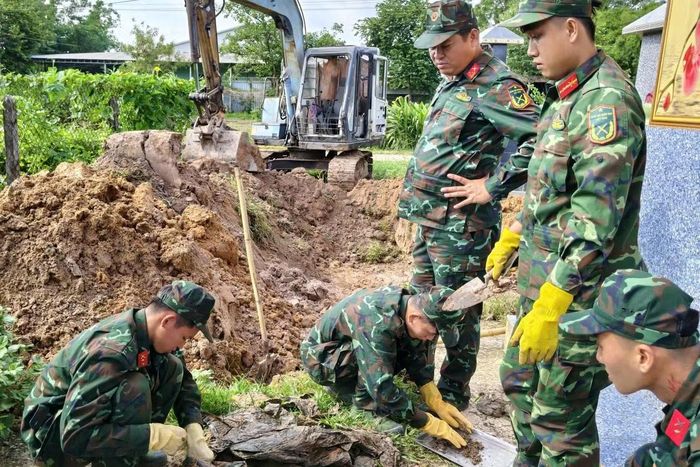 Tây Ninh đang tìm kiếm hố chôn thứ hai, được cho là có khoảng 260 cán bộ, chiến sĩ hy sinh. Ảnh: Bộ CHQS Tây Ninh