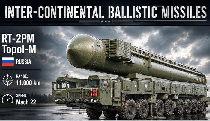 Tên lửa Topol-M. Ảnh: MilitaryWorld