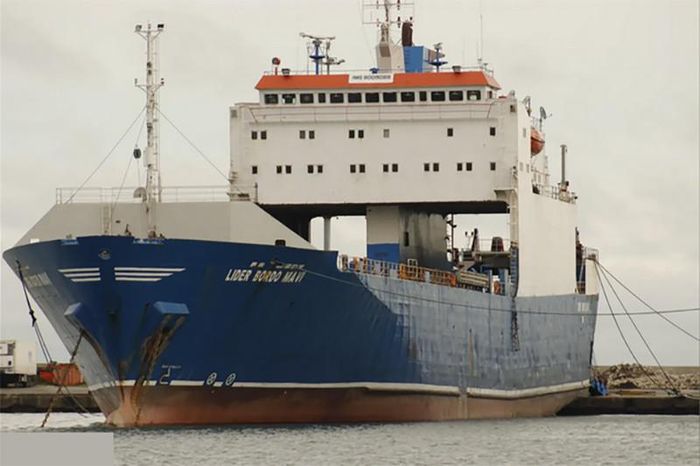 Tàu chở hàng Lider Bordo Mavi khi neo đậu tại cảng. Ảnh: Marine Traffic